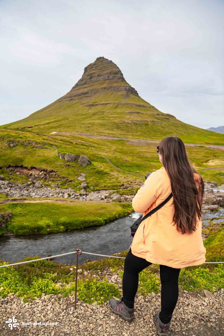 Kirkjufell mountain and waterfall on Snaefellsnes Peninsula