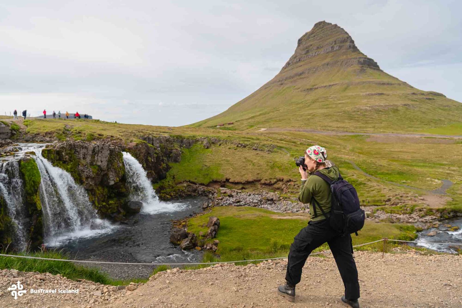 Kirkjufell mountain and waterfall on Snaefellsnes Peninsula