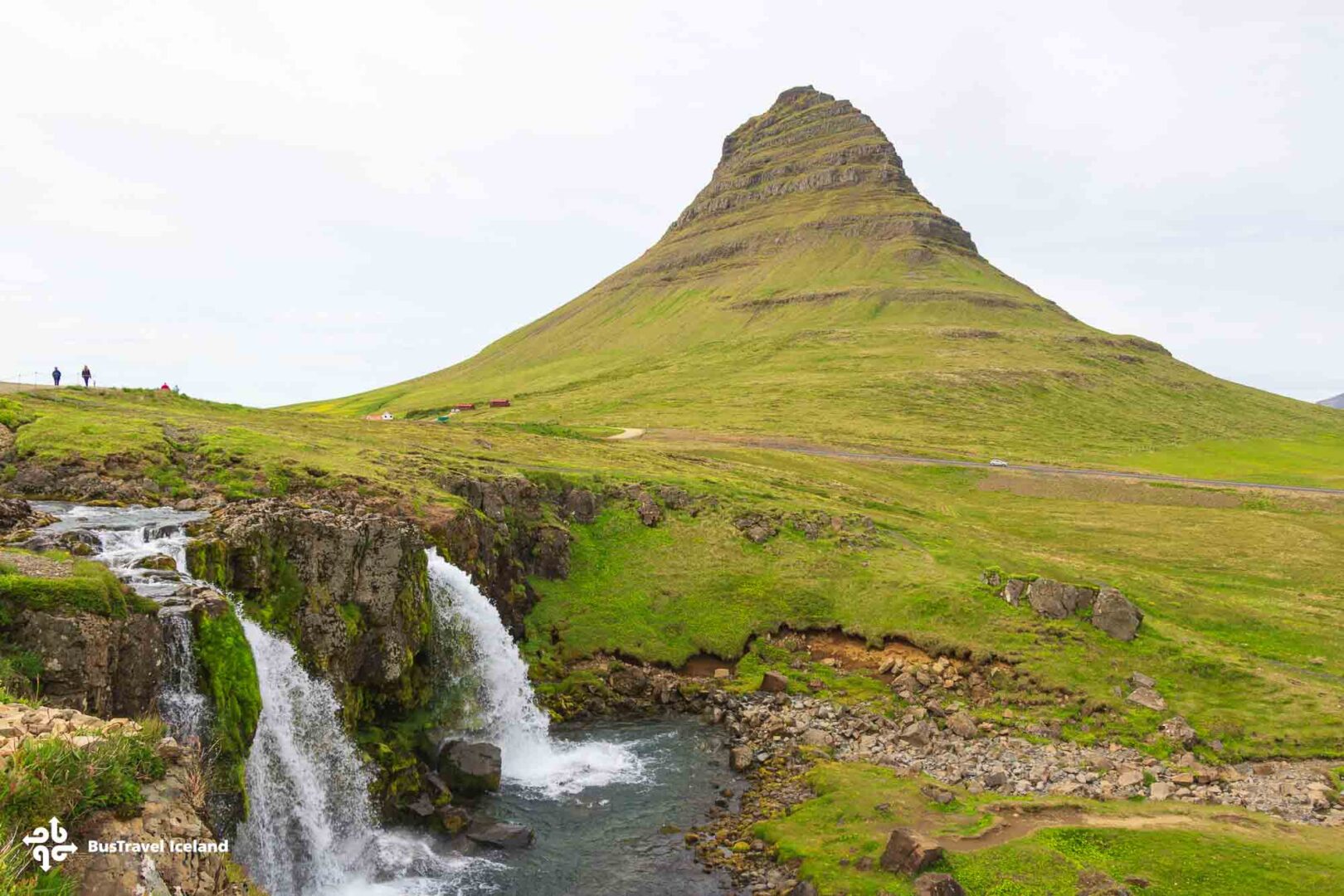 Kirkjufell mountain and waterfall on Snaefellsnes Peninsula