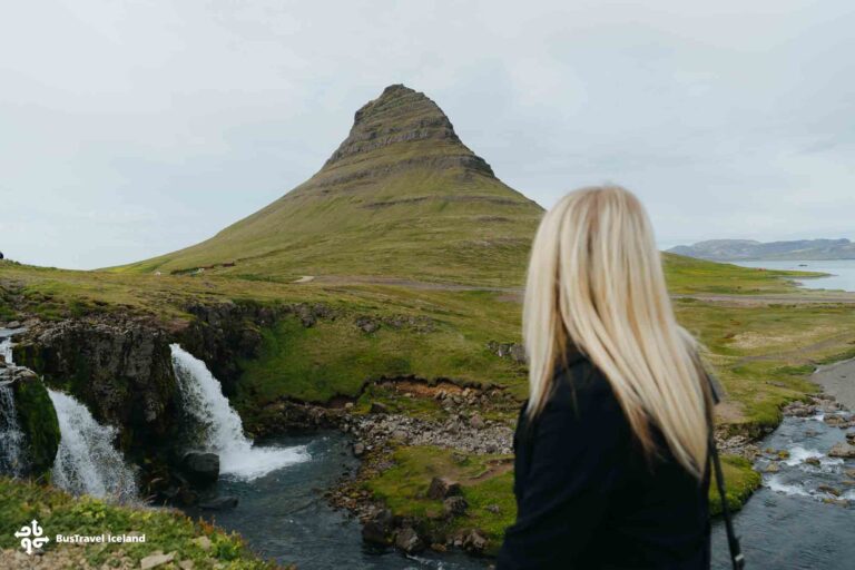 Kirkjufell mountain and waterfall on Snaefellsnes Peninsula