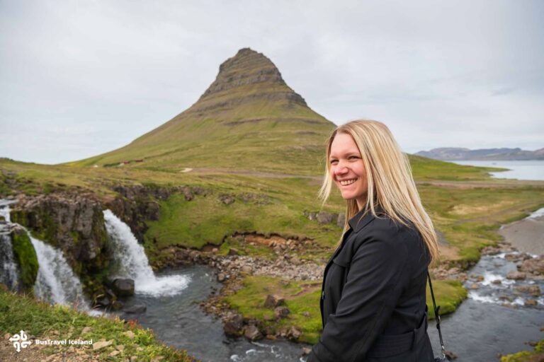 Kirkjufell mountain and waterfall on Snaefellsnes Peninsula