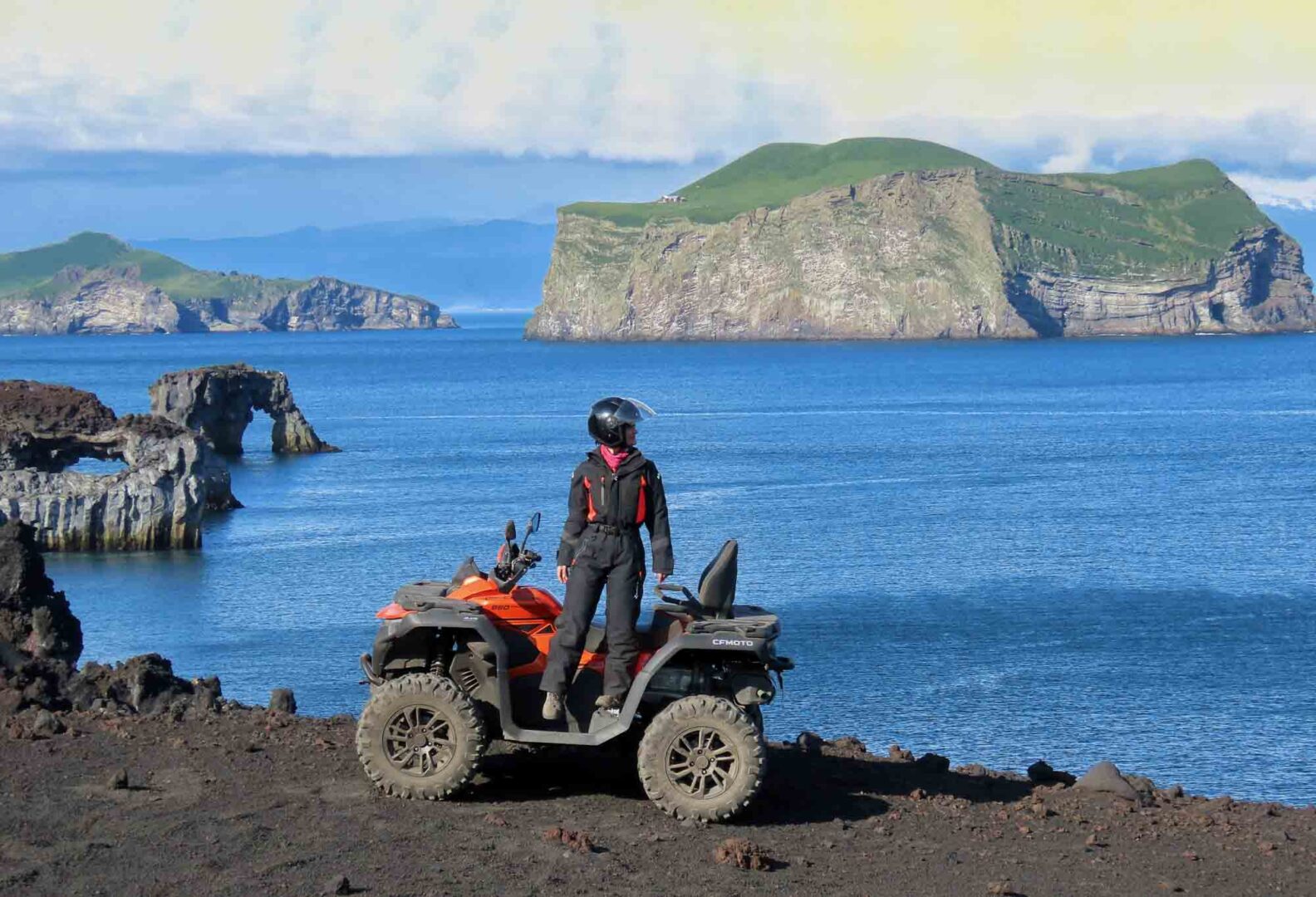 Volcano ATV from Heimaey in Westman Islands
