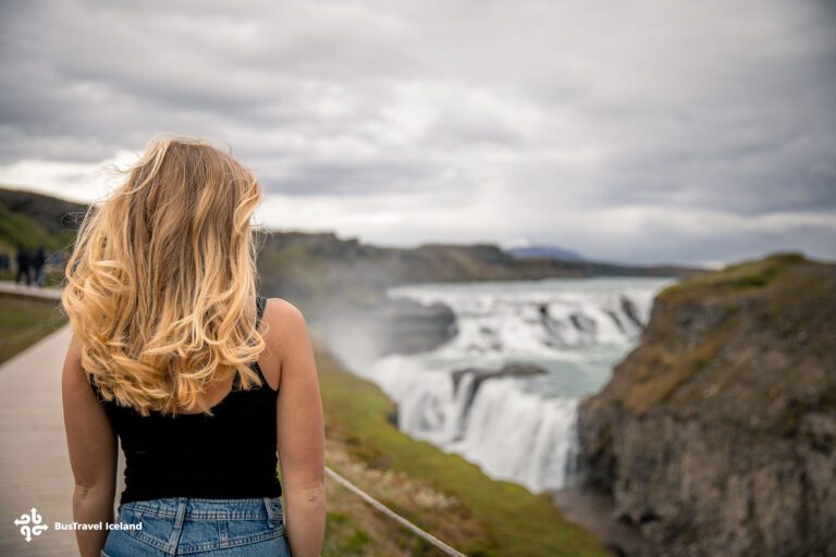 Gullfoss waterfall in Golden Circle Iceland-8589
