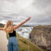 Gullfoss waterfall in Golden Circle Iceland