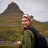 Kirkjufell mountain and waterfall in Snaefellsnes Peninsula