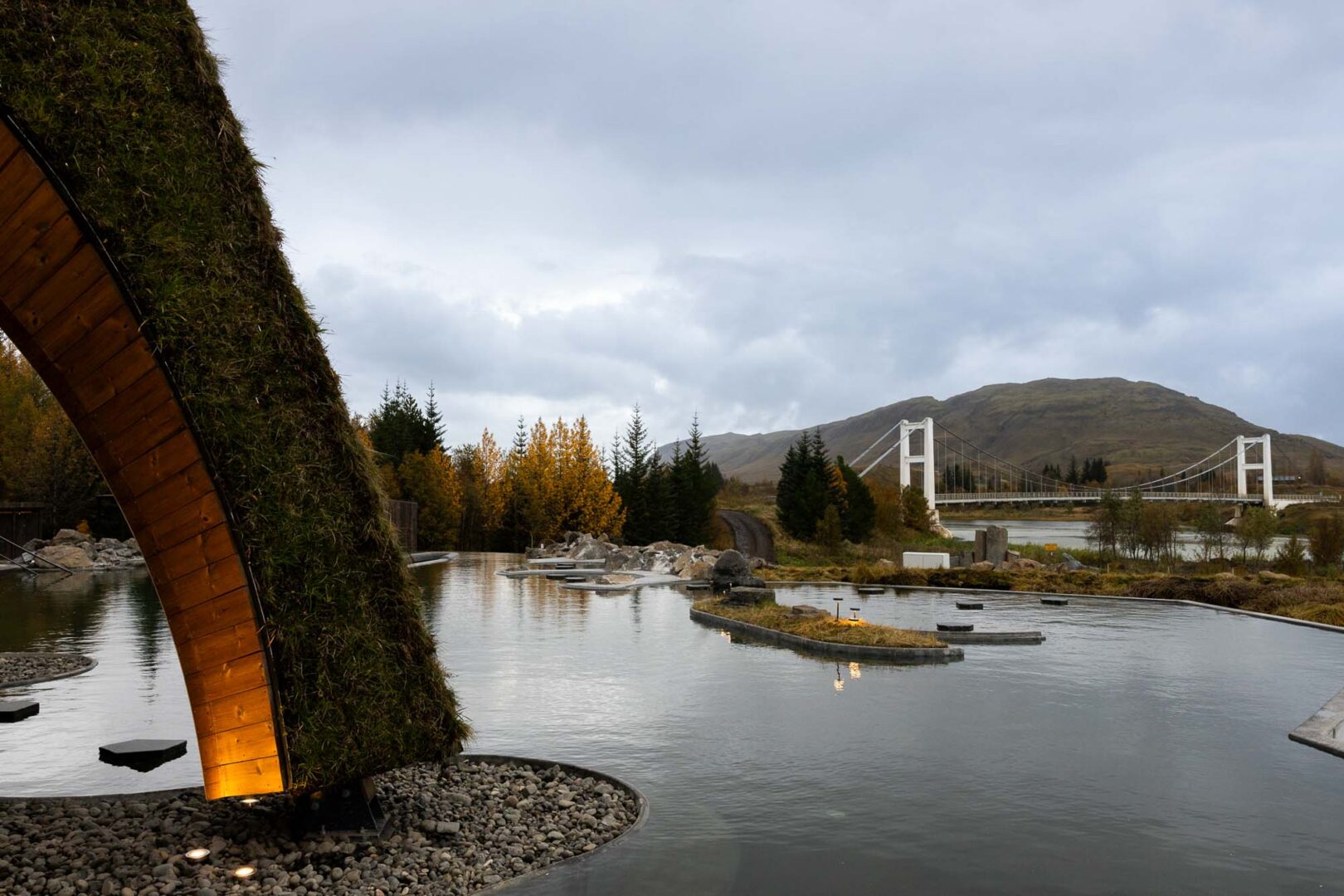 Laugaras Lagoon in the Golden Circle of Iceland- Laugaras Lagoon in the Golden Circle of Iceland lagoon view