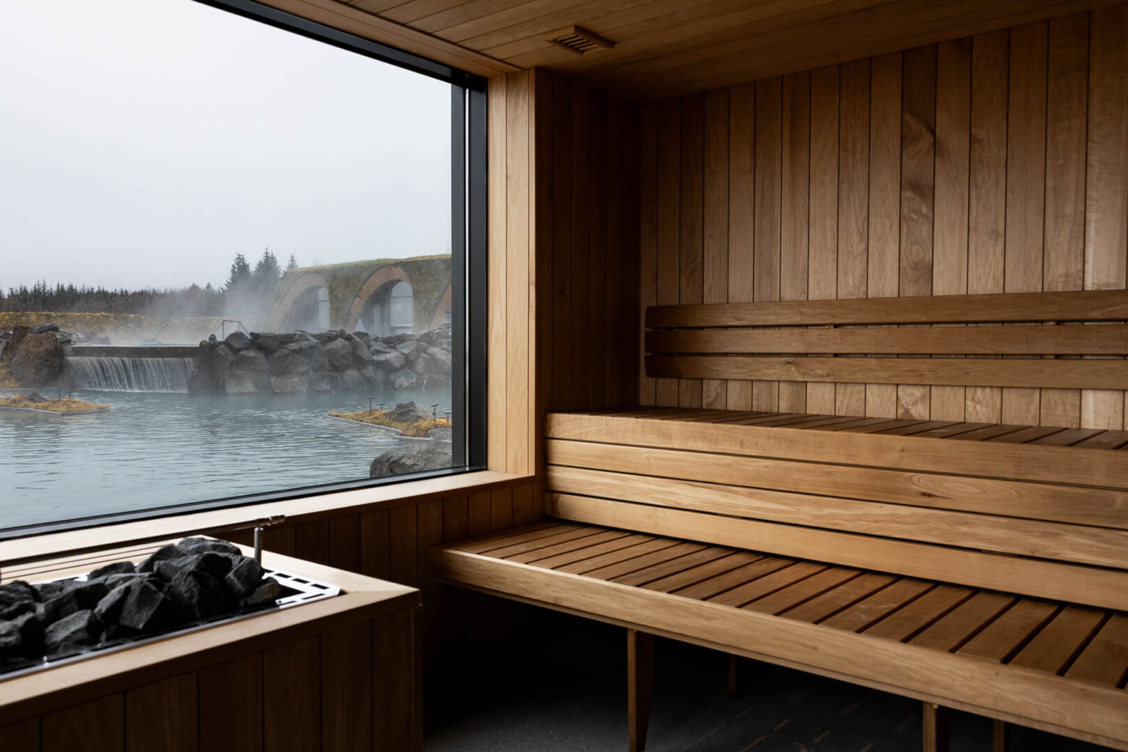 Laugaras Lagoon in the Golden Circle of Iceland–3 Laugaras Lagoon in the Golden Circle of Iceland sauna view