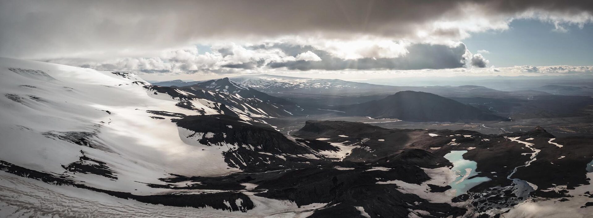 The view from Langjokull glacier