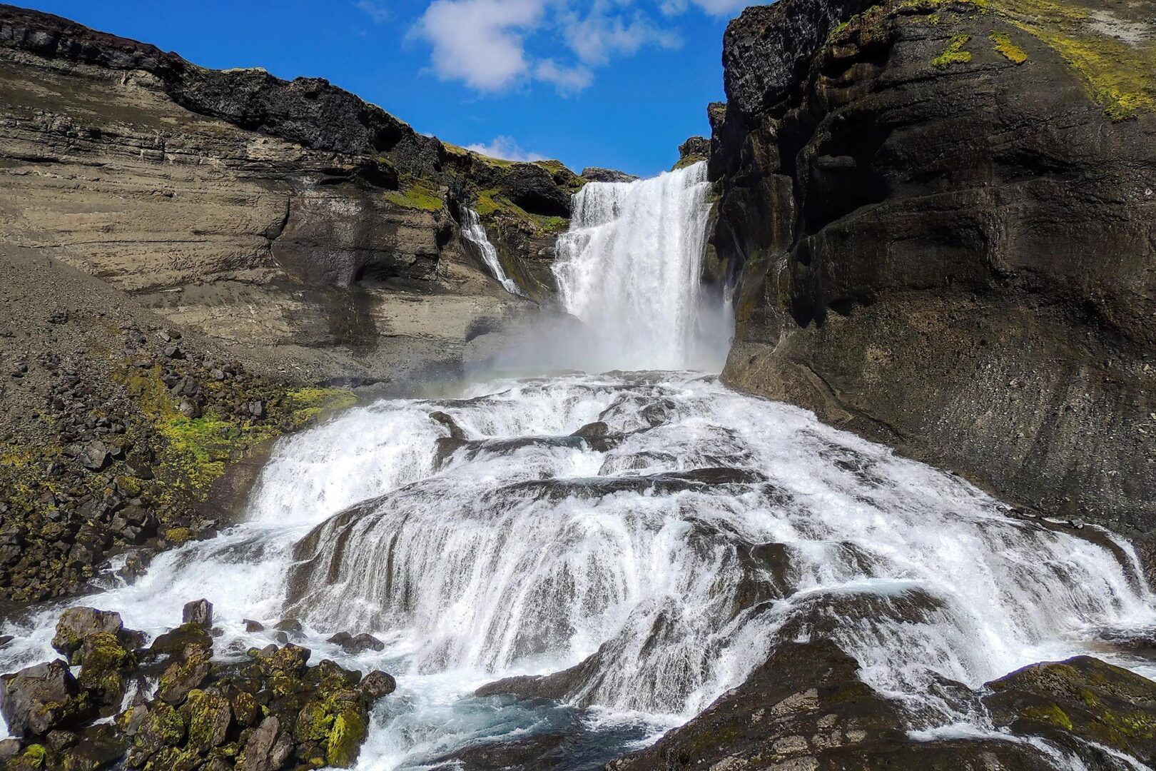 Waterfall in West Iceland