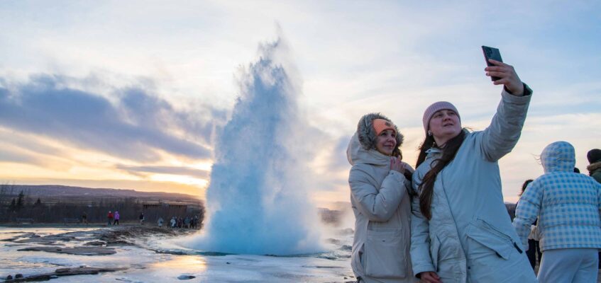 Geysir in Golden Circle Iceland