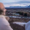Thingvellir National Park in Golden Circle Iceland winter