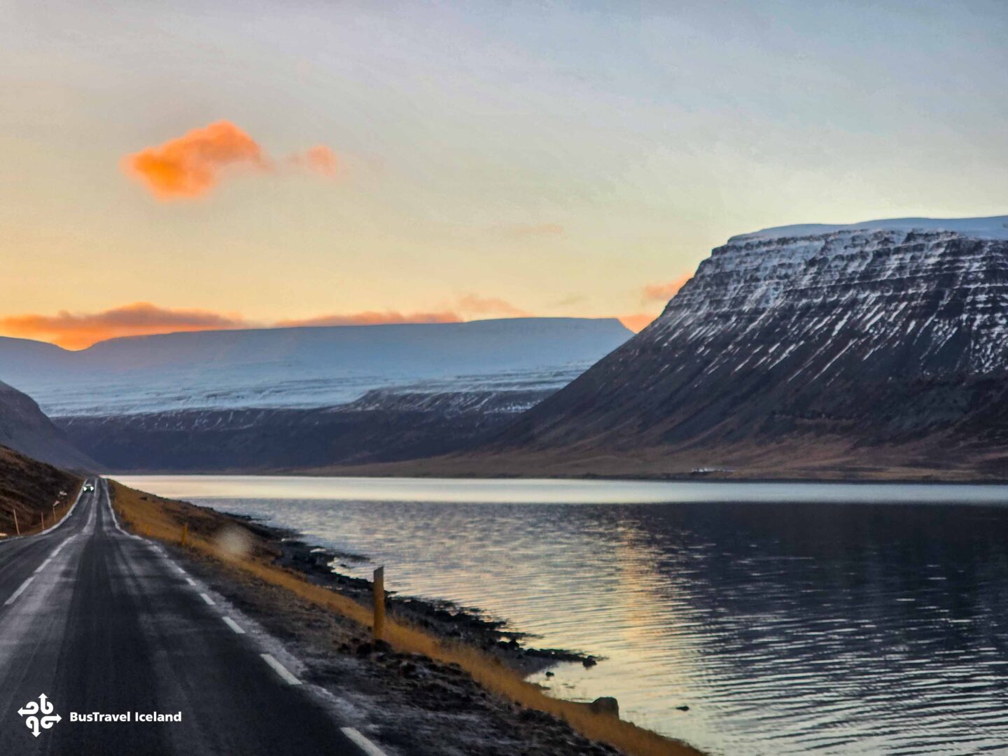 Súðavík Westfjords-142434 Driving on the road of the Westfjords