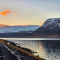 Súðavík Westfjords-142434 Driving on the road of the Westfjords
