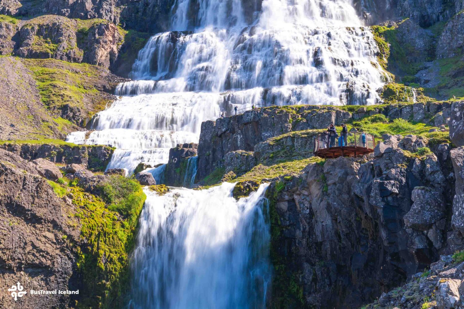 Dynjandi Waterfall in Westfjords