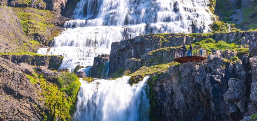 Dynjandi Waterfall in Westfjords