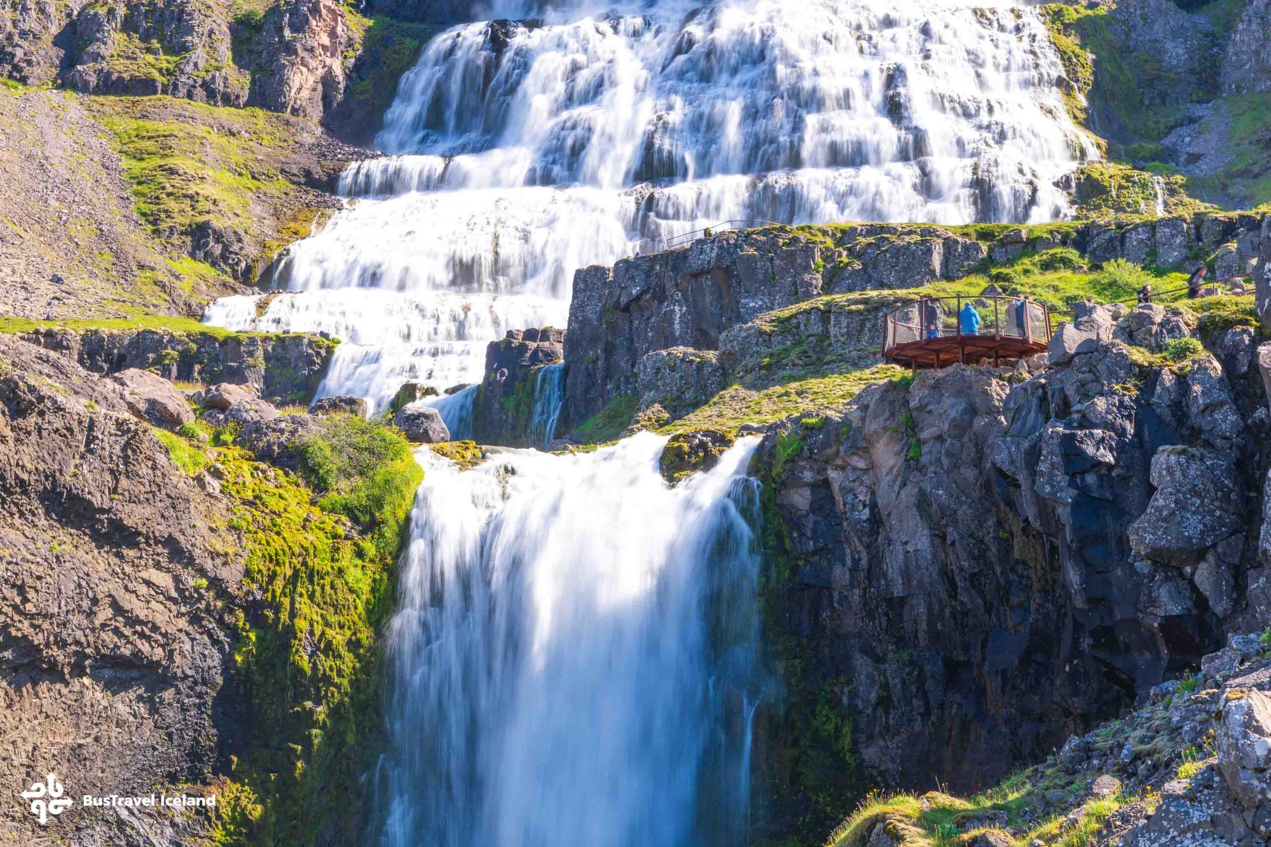 Dynjandi Waterfall in Westfjords