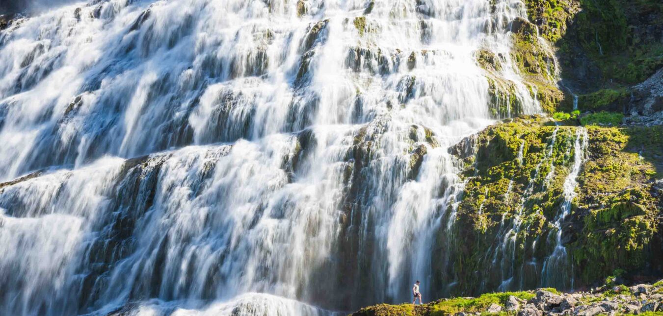 Dynjandi Waterfall in Westfjords