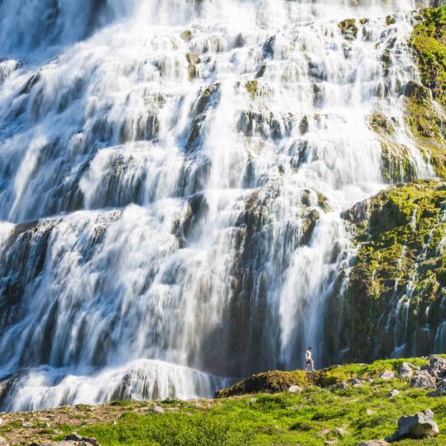 Dynjandi Waterfall in Westfjords