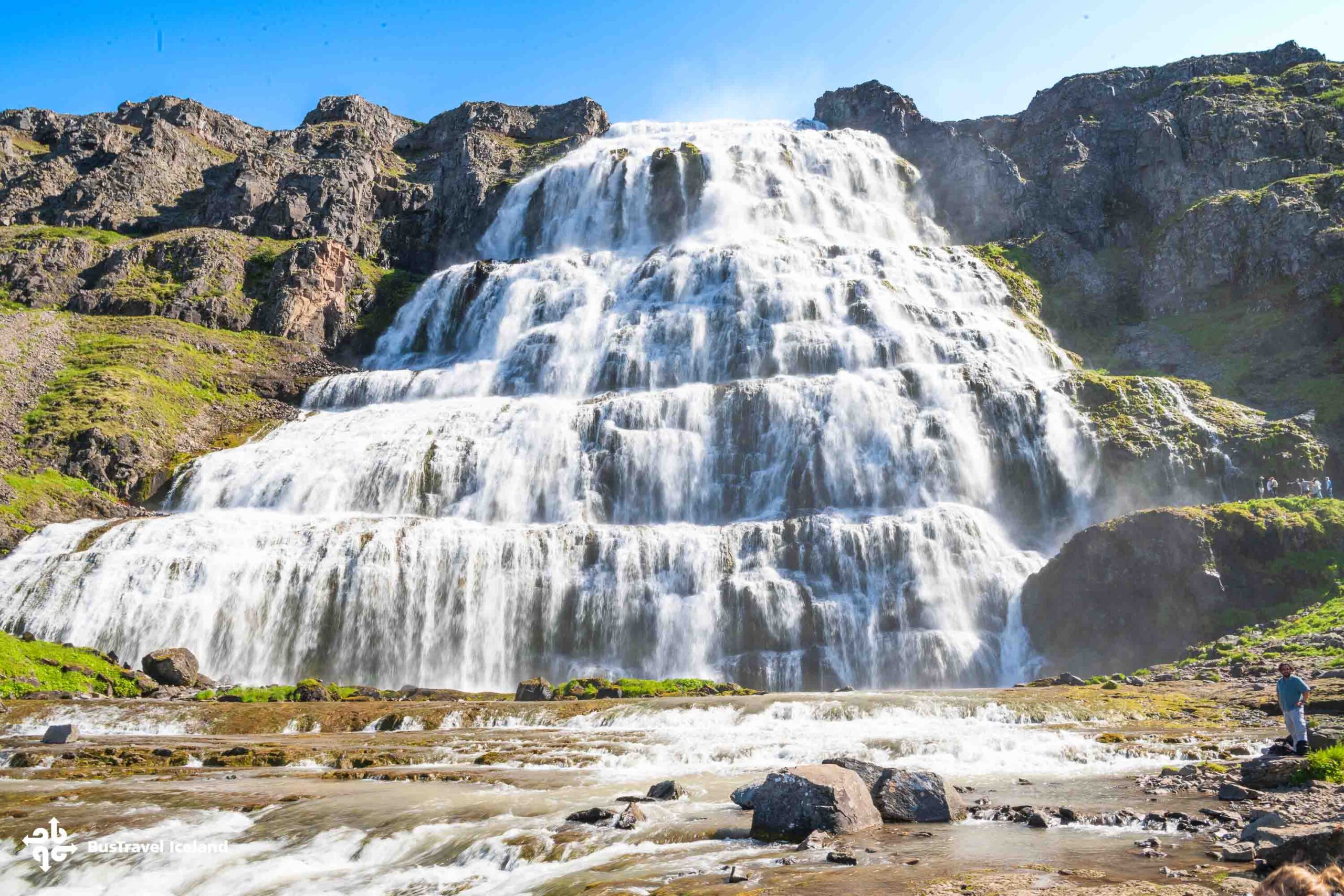 Dynjandi Waterfall in Westfjords