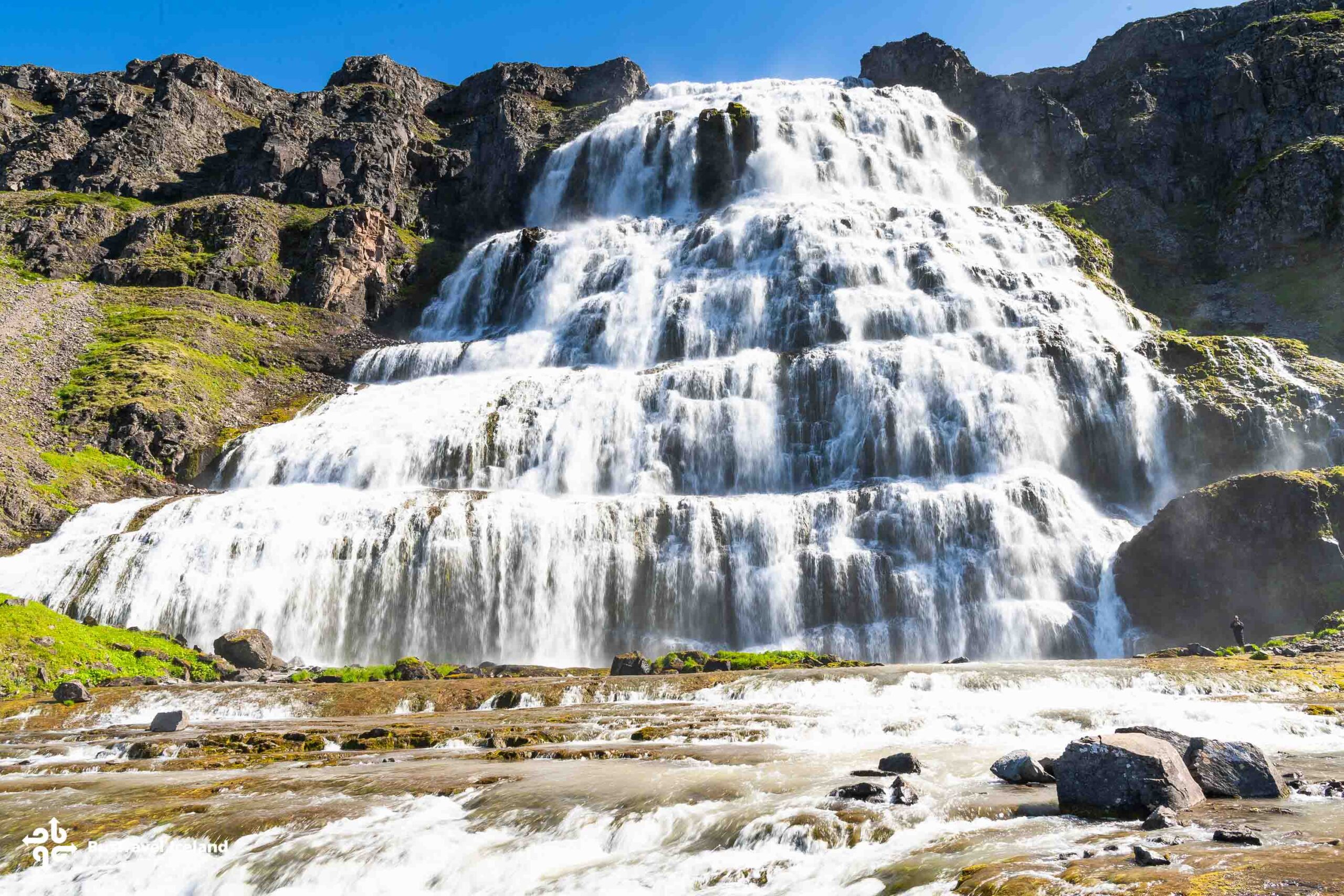 Dynjandi Waterfall in Westfjords
