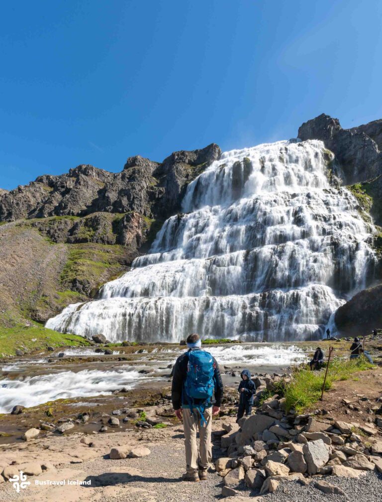 Dynjandi Waterfall in Westfjords