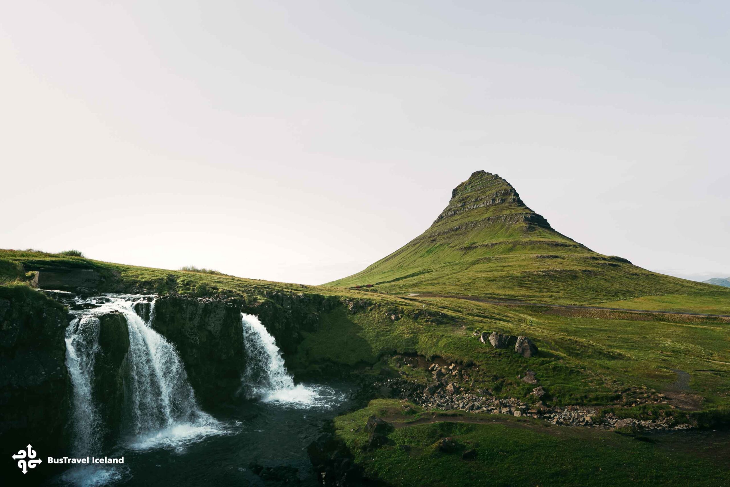 Kirkjufell mountain and waterfall in Snaefellsnes Peninsula-DSC02245-Edit